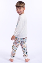 PIJAMA INFANTIL UNISSEX MANGA LONGA E CAL&Ccedil;A LOONEY TUNES FAM&Iacute;LIA - ACUO