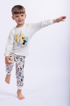PIJAMA INFANTIL UNISSEX MANGA LONGA E CAL&Ccedil;A LOONEY TUNES FAM&Iacute;LIA - ACUO
