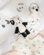 PEL&Uacute;CIA DOG BRANCO E CINZA - COR COM AMOR