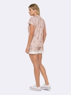 PIJAMA FEMININO MANGA CURTA E SHORT MARROM URSOS - VEGGI