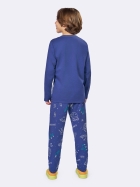 PIJAMA MASCULINO JUVENIL LONGO AZUL FOGUETE BRILHA NO ESCURO - VEGGI