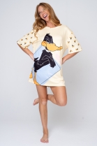 CAMISOLA MANGA CURTA ESTAMPA PATOLINO AMARELA - ACUO