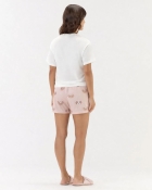 PIJAMA FEMININO MANGA CURTA E SHORT ROSA DOG - COR COM AMOR