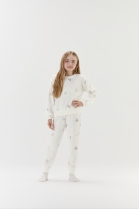 PIJAMA FEMININO MANGA LONGA E CAL&Ccedil;A BRANCO PINGUIM - COR COM AMOR