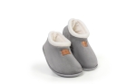 BOTINHA FLEECE CINZA - COR COM AMOR