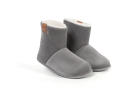 BOTINHA CANO ALTO FLEECE CINZA - COR COM AMOR