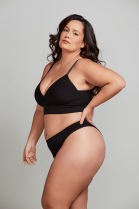 SUTI&Atilde; LIGHT COM BOJO PRETO PLUS SIZE - TRIFIL