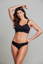 SUTI&Atilde; AMAMENTA&Ccedil;&Atilde;O MICROFIBRA SEM COSTURA PRETO PLUS SIZE - TRIFIL
