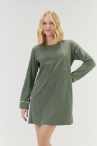 CAMISOLA MANGA LONGA VERDE - COR COM AMOR