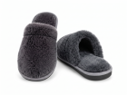 PANTUFA PELÚCIA CINZA ESCURO - HIPER TEXTIL