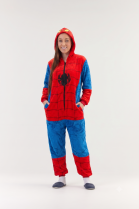 MACACÃO UNISSEX ADULTO LONGO HOMEM-ARANHA - MUNDO DOS PIJAMAS