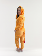 MACAC&Atilde;O UNISSEX ADULTO LONGO POKEMON LARANJA - MUNDO DOS PIJAMAS