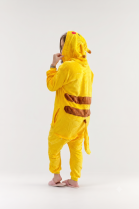 MACACÃO UNISSEX ADULTO LONGO POKEMON AMARELO - MUNDO DOS PIJAMAS