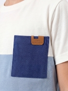 PIJAMA MASCULINO MANGA CURTA E BERMUDA BICOLOR AZUL - VEGGI