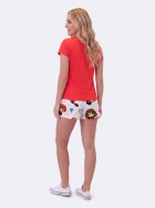 PIJAMA FEMININO MANGA CURTA E BERMUDA VERMELHO HARRY POTTER - VEGGI