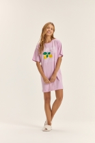 CAMISOLA MANGA CURTA ROSA - COR COM AMOR