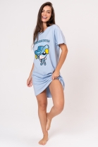 CAMISOLA MANGA CURTA AZUL LINDINHA SUPERPODEROSAS - ACUO