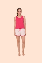 PIJAMA FEMINO DE REGATA E SHORT LOVE TENNIS - BOCEJINHO